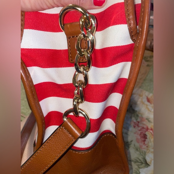 Michael Kors leather and canvas limited edition handbag - Picture 7 of 8